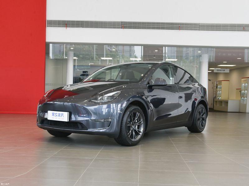 black Tesla Model Y car